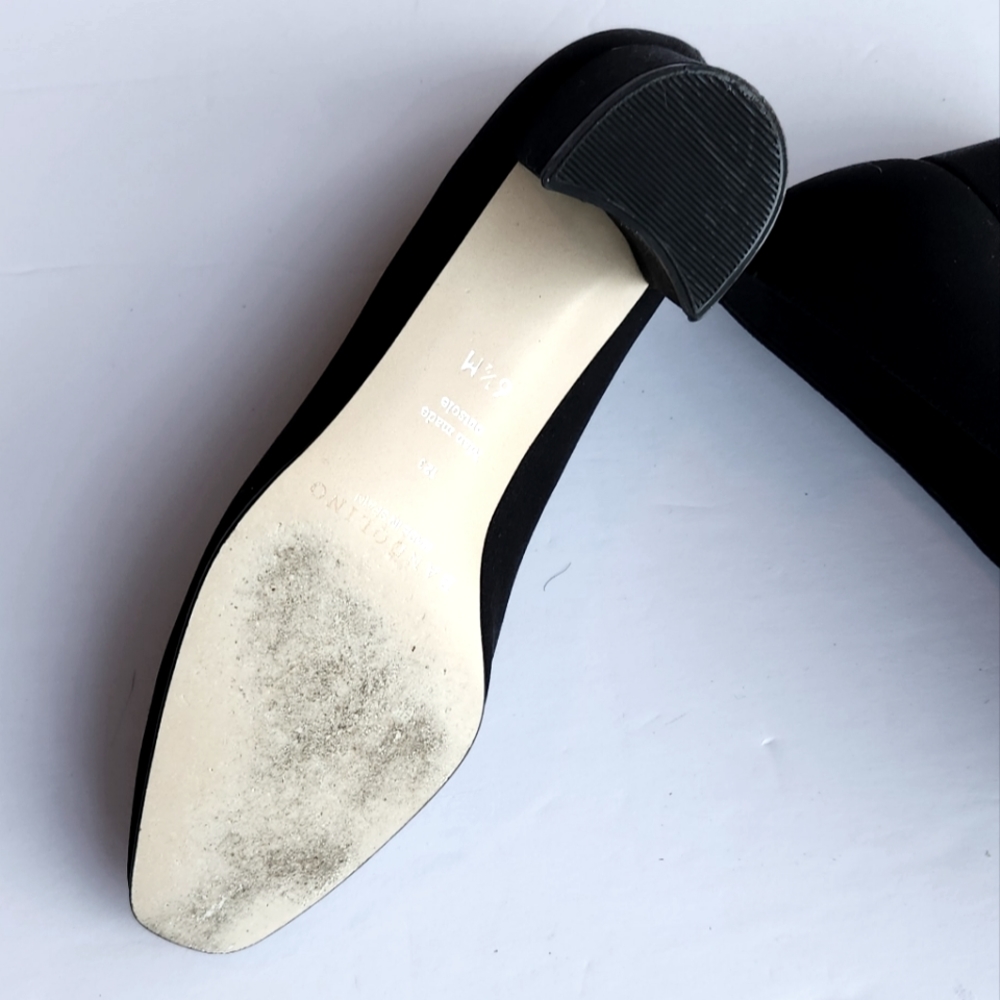 Bandolino Microfiber Pump | Black Women's Size 6.5 M - Picture 6 of 9